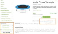 Insular Fitness Trampolin