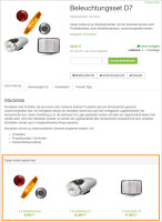 Beleuchtungsset D7