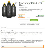 Sport Energy Drink 3 x 0,5 Liter