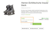 Herren-Schlittschuhe Insular black