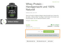 Whey Protein - Handgemacht und 100% Naturell